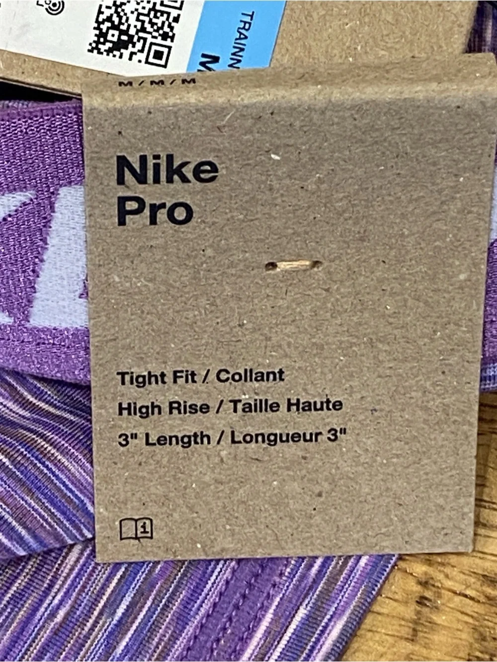 Nike Pro shorts NWT med support mid rise 3